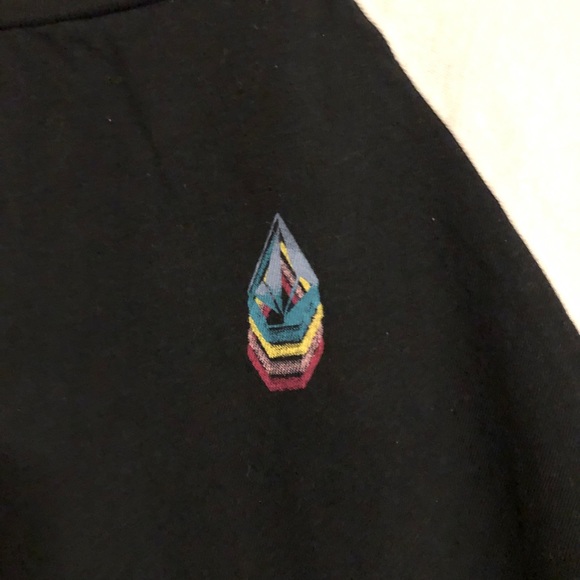 Volcom Unisex Black White Penny Tee Short Sleeve - Picture 5 of 5